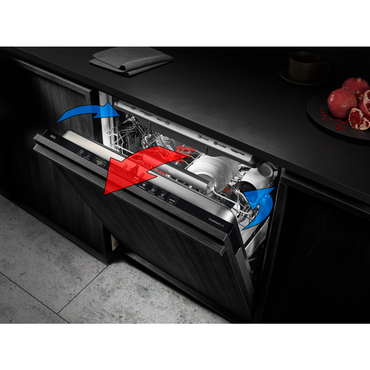 AEG - Integroitava astianpesukone 45-60 cm - FSE32407Z