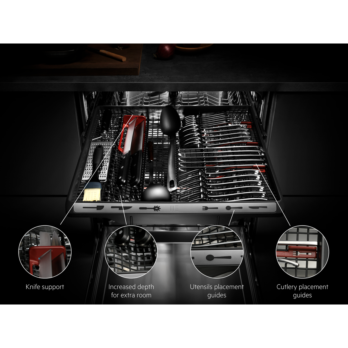 AEG - Integroitava astianpesukone 45-60 cm - FEE73716PM