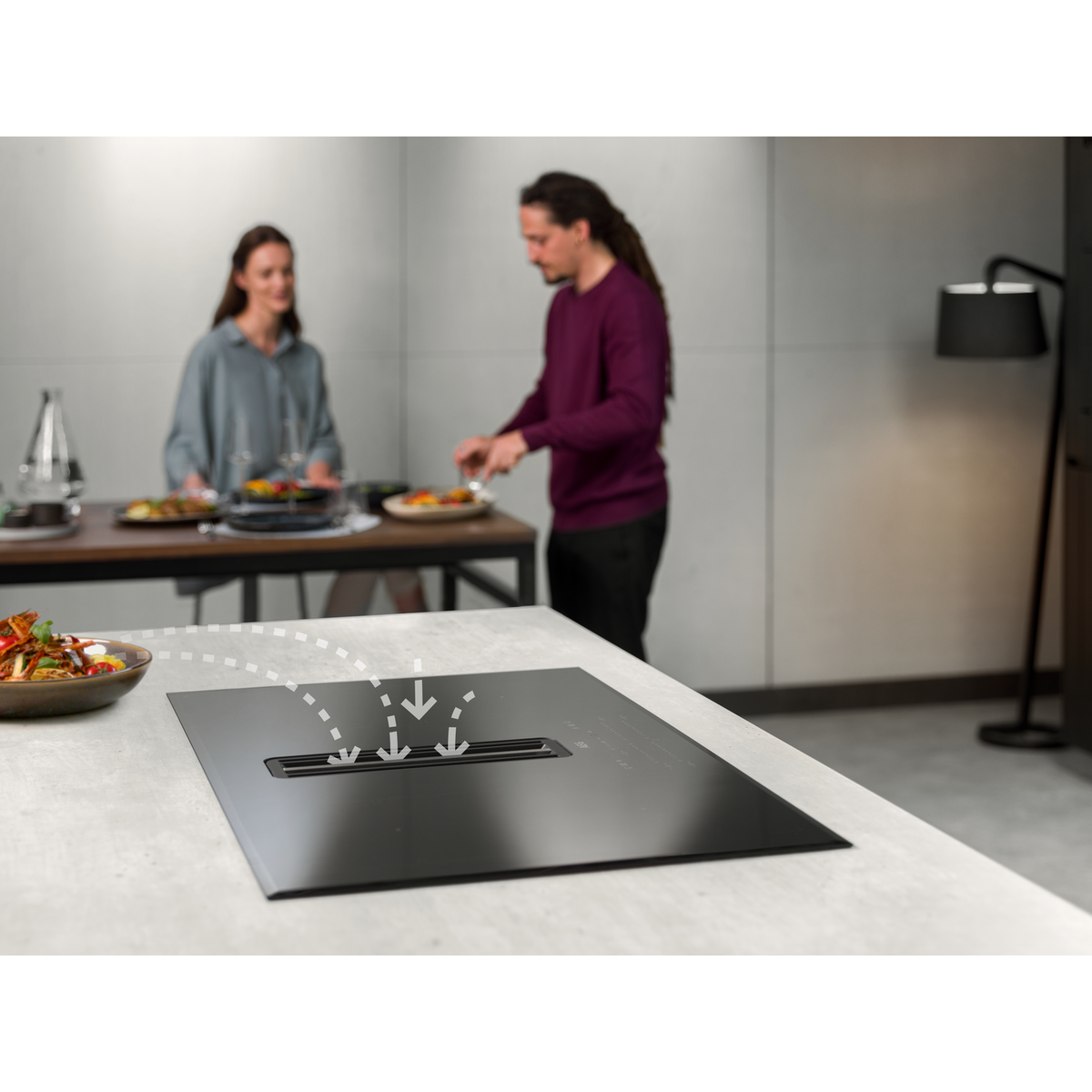 AEG - Induktiotaso liesituulettimella - CCE84779CB