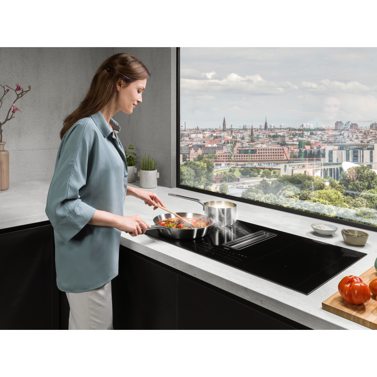 AEG - Induktiotaso liesituulettimella - CCE84779CB