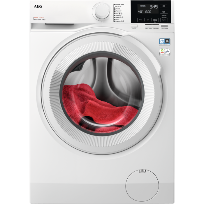 AEG - Edestä täytettävä pesukone - LR722K86O