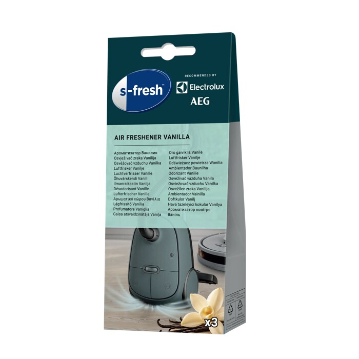 s-fresh™ Air Freshener Vanilla Packaging