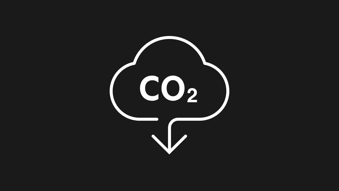 Musta CO2 kuvake