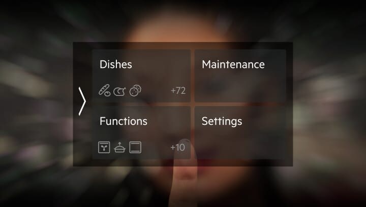 CookSmart-toiminto näytöllä.