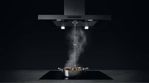 Hob2hood induktiotaso liesituulettimella