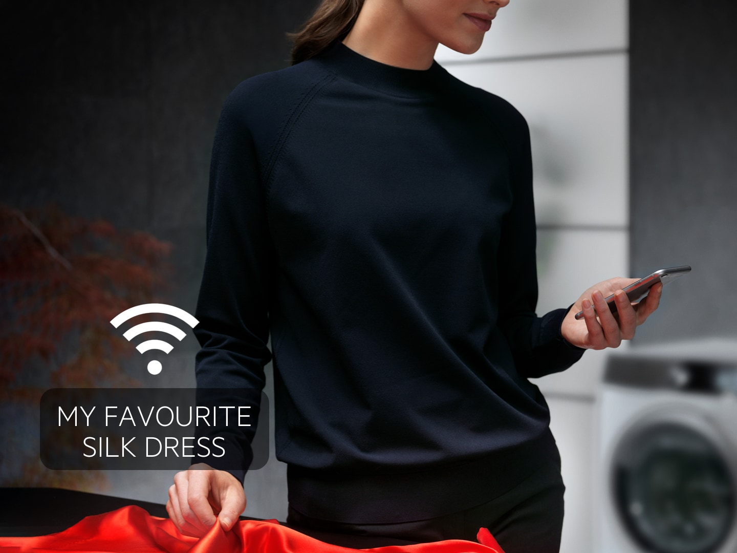 Wifi-yhdistetty pyykinpesukone