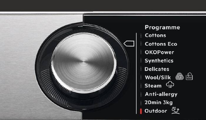 pesuohjelman valinta